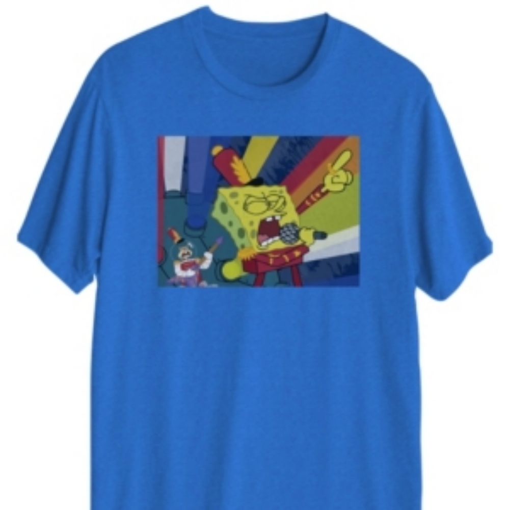Spongebob Small Rocker Men's Short Sleeve Tee